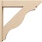 Ekena Millwork 7 1/2-in W x 36-in D x 36-in H Funston Slat Rough Cedar Woodgrain TimberThane Outlooker, Primed Tan OUTUR075X36X36FST24RCPR - alternate 3